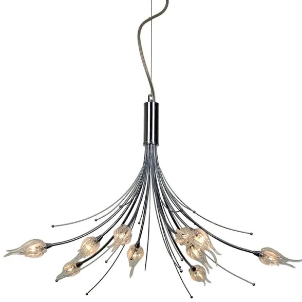 Lampadario a sospensione con filo CARMEN 10xG4/20W/230V