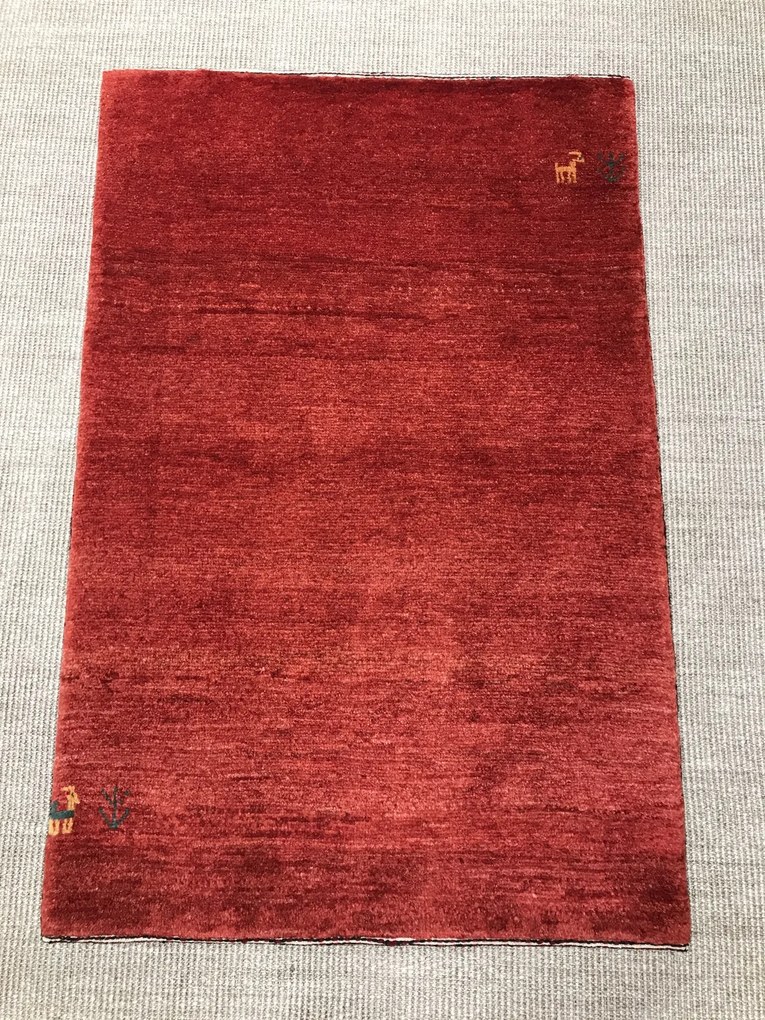 Gashguli Tappeto 120x80 Rosso (Iran) Annodato A Mano