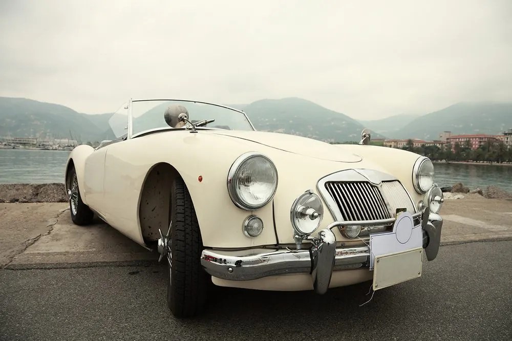 Carta da parati autoadesiva – Auto d'epoca di lusso