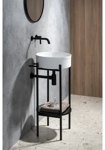Sapho - Lavabo da appoggio PICOBELLO Ø 37 cm ceramica/bianco