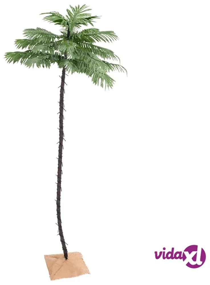 vidaXL Palma con LED Bianco Caldo 252 LED 400 cm