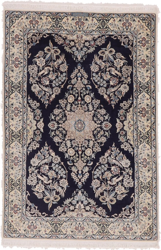 Nain Tappeto persiano 130x90 (Iran) Annodato A Mano