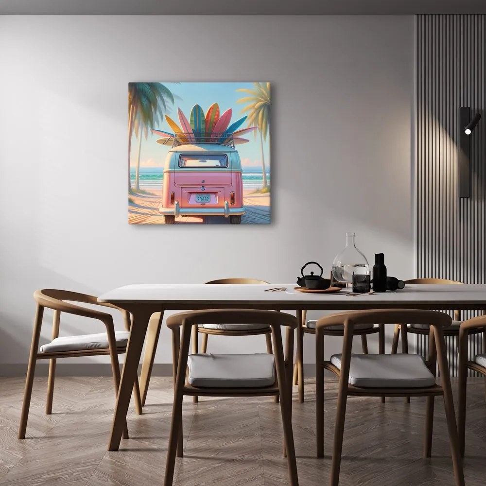 Quadro su tela – Viaggio retrò verso l’avventura