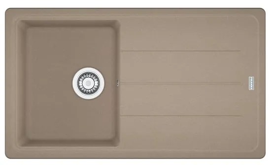 Lavello integrato 1 vasca in fragranite marrone FRANKE Boston L 50 x L 86 cm