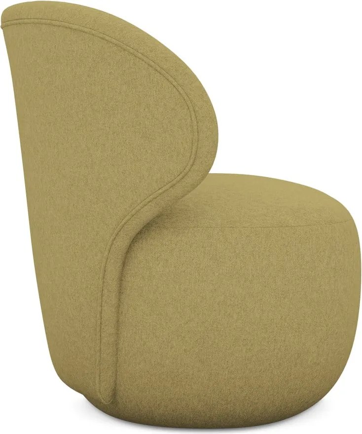 Poltrona color senape Kama – Makamii