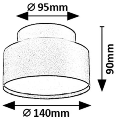 Rabalux 71325 - Plafoniera LED OVIDIA 24W/230V 3000K bianco