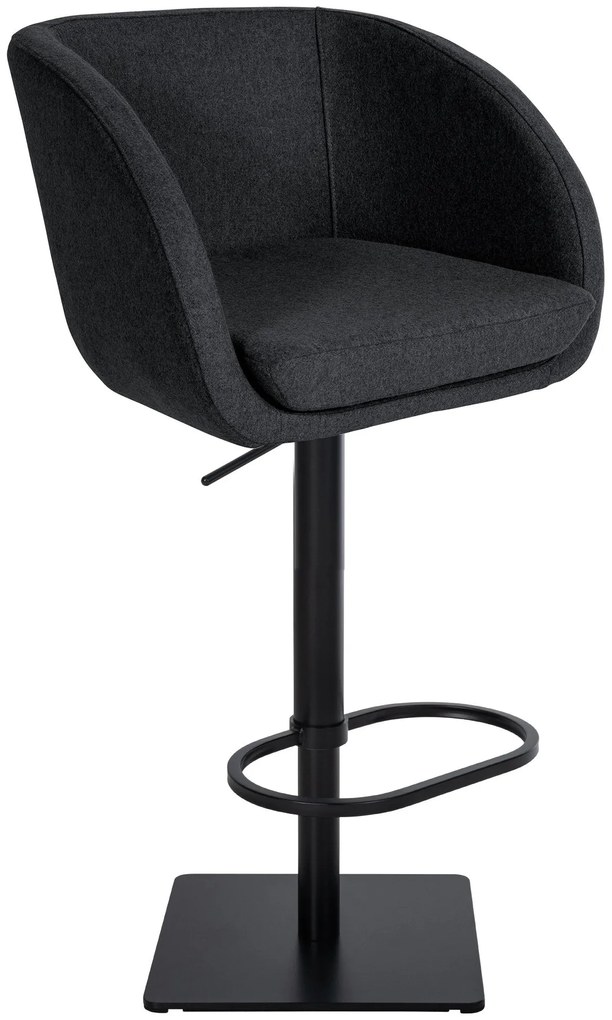 Sgabello Da Bar Gamba Filz: Stile, Comfort E Funzionalità Unici / Anthrazit / Schwarz