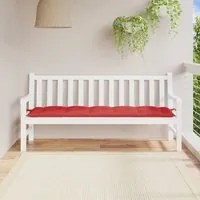 Cuscino per Panca Rosso 180x50x7 cm in Tessuto Oxford 361627