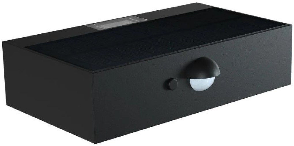 Applique Solare MINI-WALL Nera 350 lumen