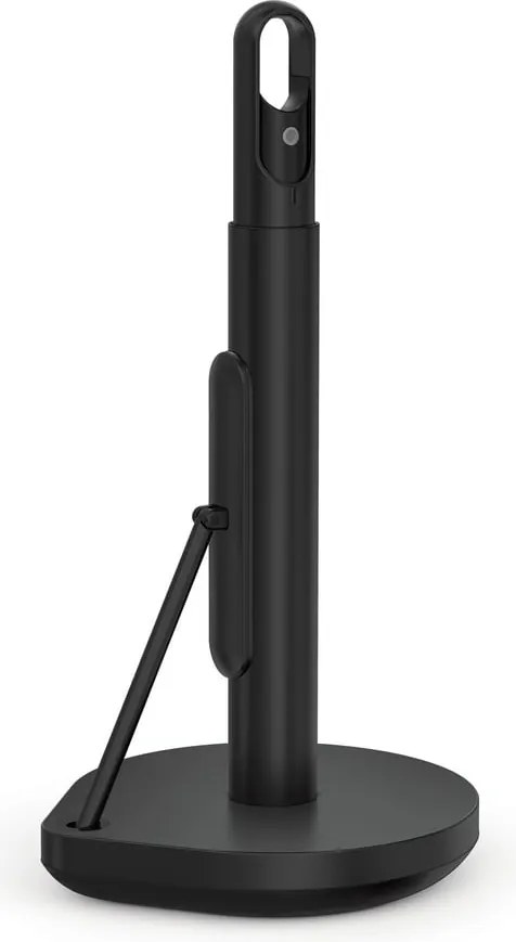 Porta asciugamani da cucina in acciaio nero opaco - simplehuman