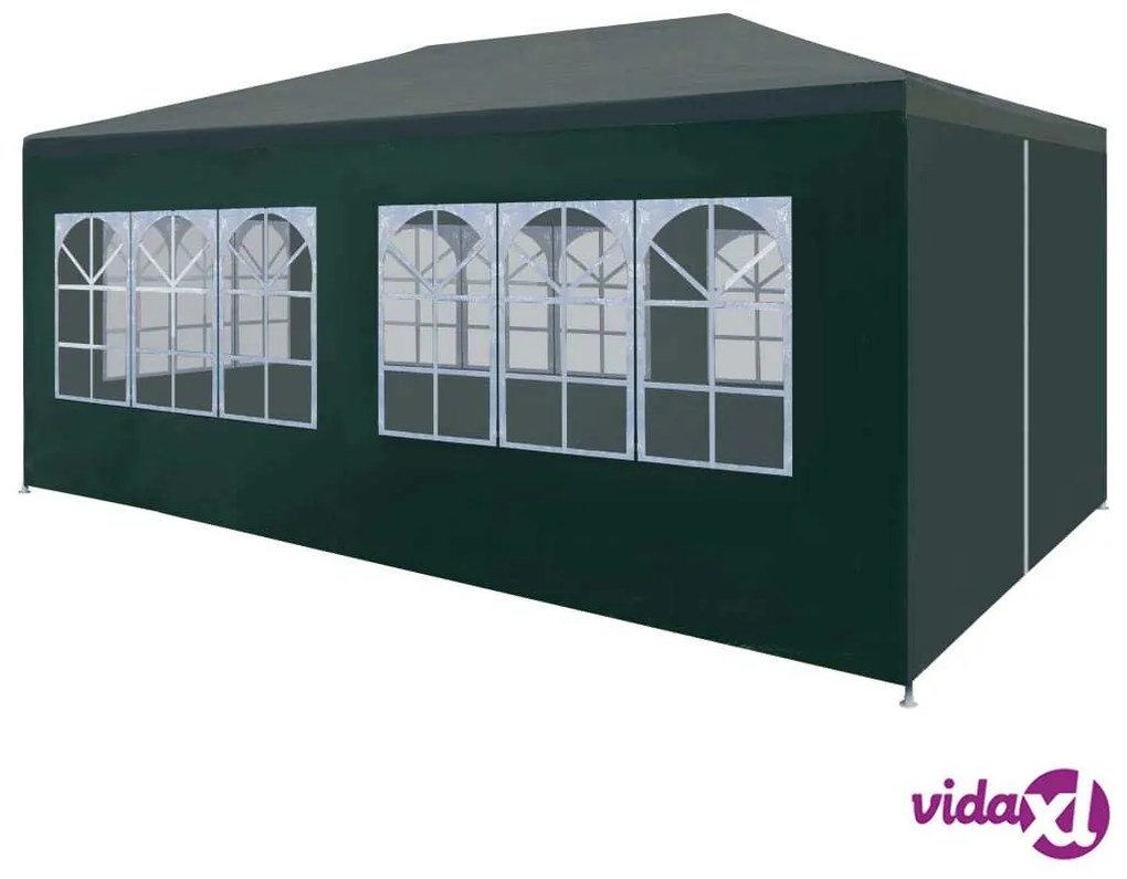 vidaXL Tendone per Feste in PE 3x6 m Verde