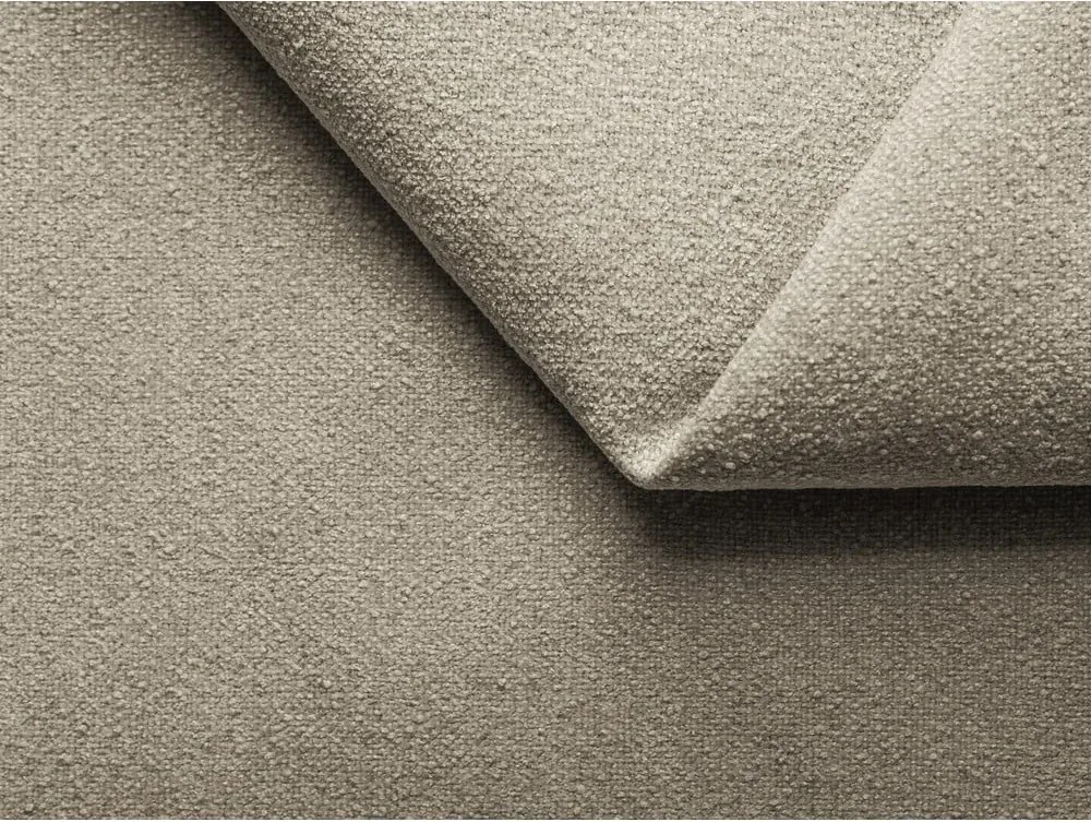 Divano componibile beige con rivestimento in bouclé 190 cm Ailani – Makamii