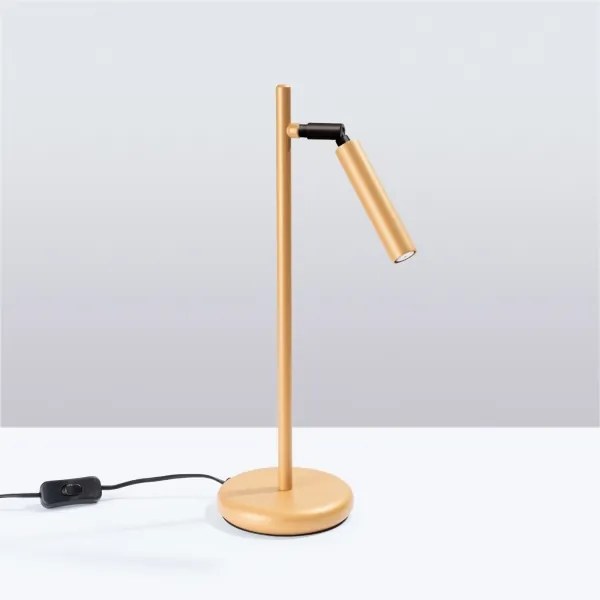 Sollux SL.1470 - Lampada da tavolo PASTELO 1xG9/8W/230V oro