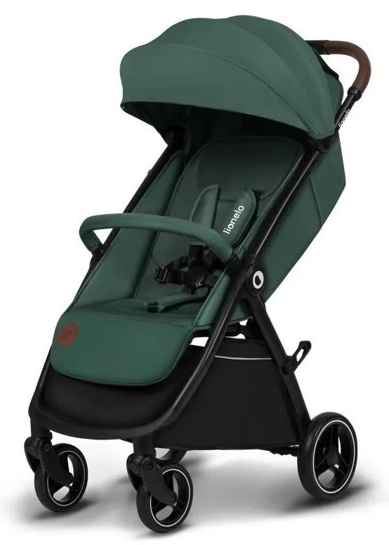 Lionelo - Passeggino INGRID verde/nero