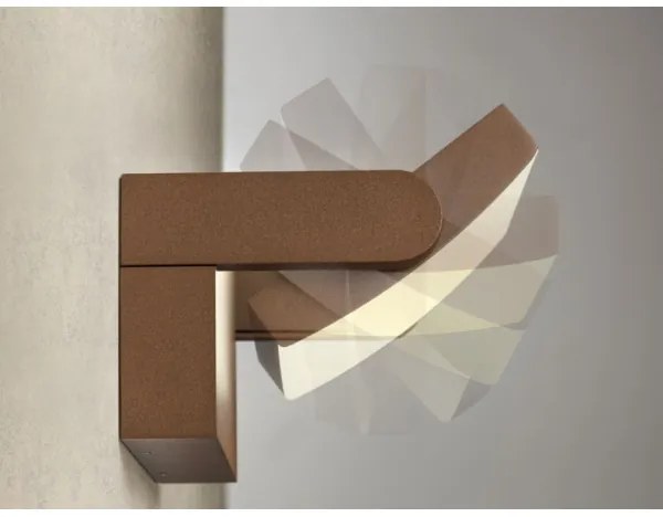 Redo 90585 - Applique da esterno a LED FLIP LED/20W/230V 3000K IP54 marrone