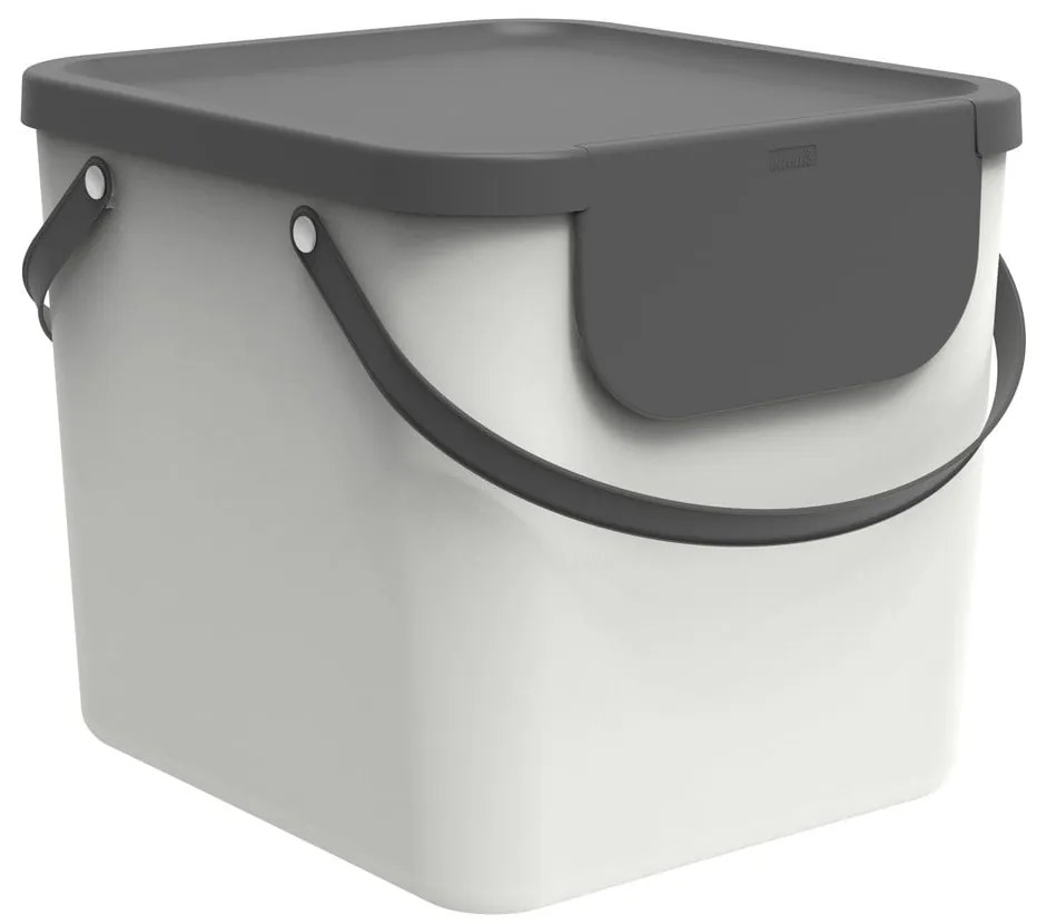 Bidone per rifiuti in plastica riciclata 40 l Albula - Rotho