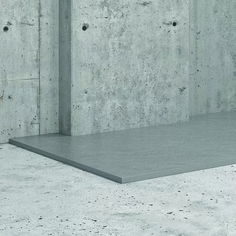 Piatto doccia 180x90 effetto pietra colore grigio - KAMALU