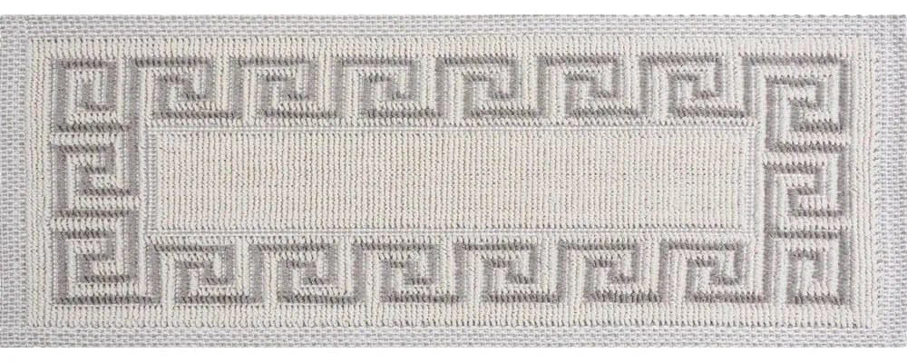 Passatoia per scale in cotone panna set da 16 pz 25x65 cm Versace Bej - Vitaus