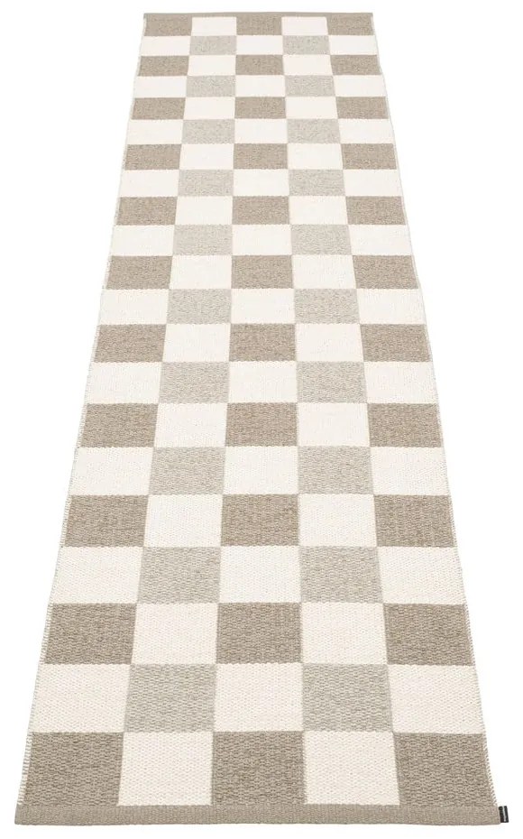 Passatoia da interno/esterno beige/color crema 70x300 cm Pix Dark Linen – Pappelina