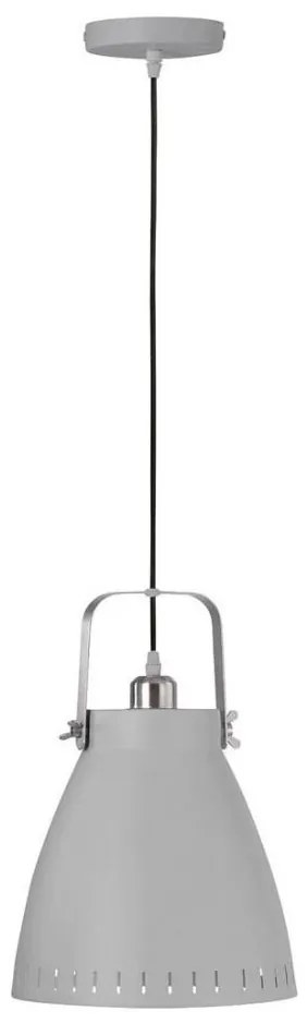 Leuchten Direkt 11059-15 - Lampadario a sospensione con filo EVA 1xE27/60W/230V diametro 21,5 cm grigio