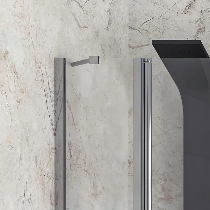Kamalu - Cabina doccia 100x70 battente 70 cm e fisso 100 cm | KPX2800