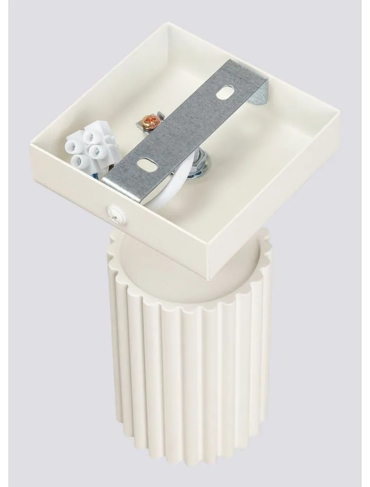 Faretto color crema 8x16 cm Gleam – Sollux