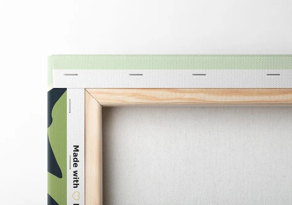 Quadro su tela – Astratto moderno verde