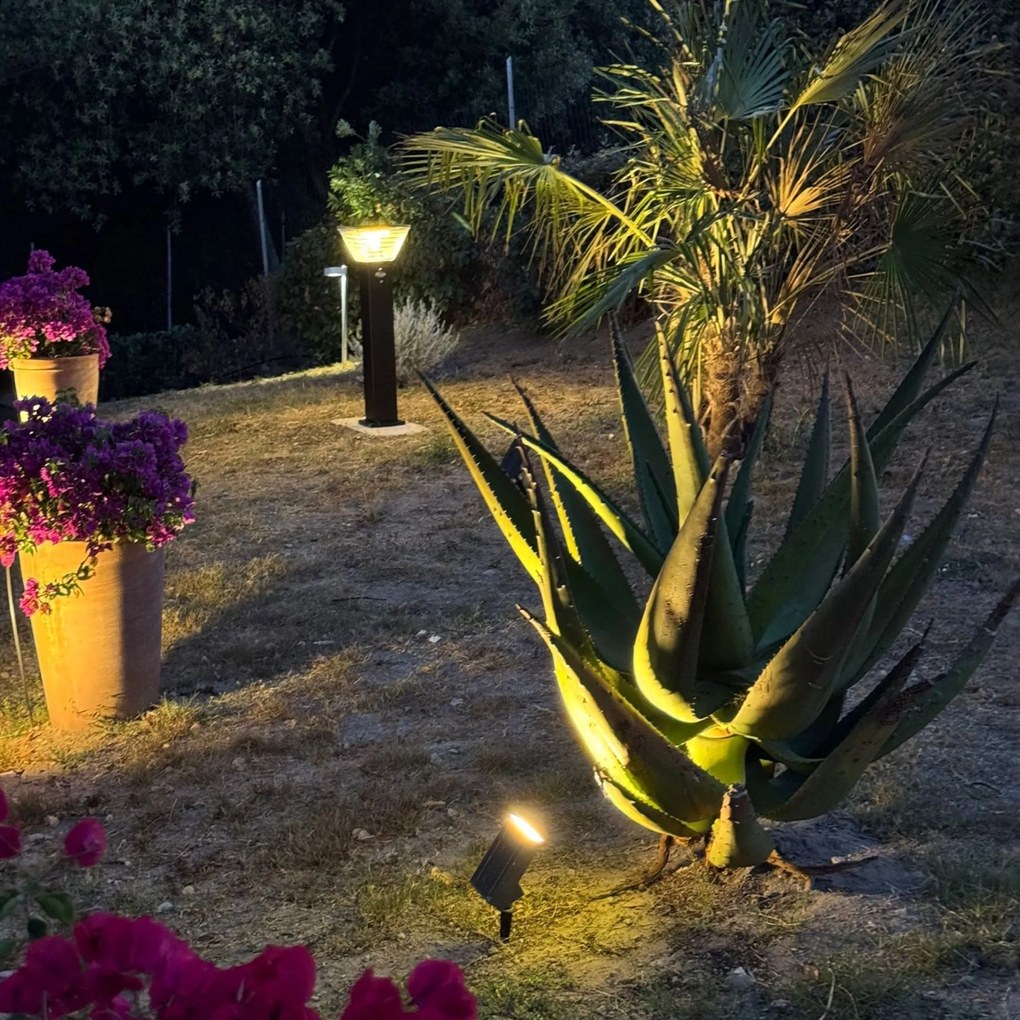 Faretto con Pannello Solare 500 Lumen
