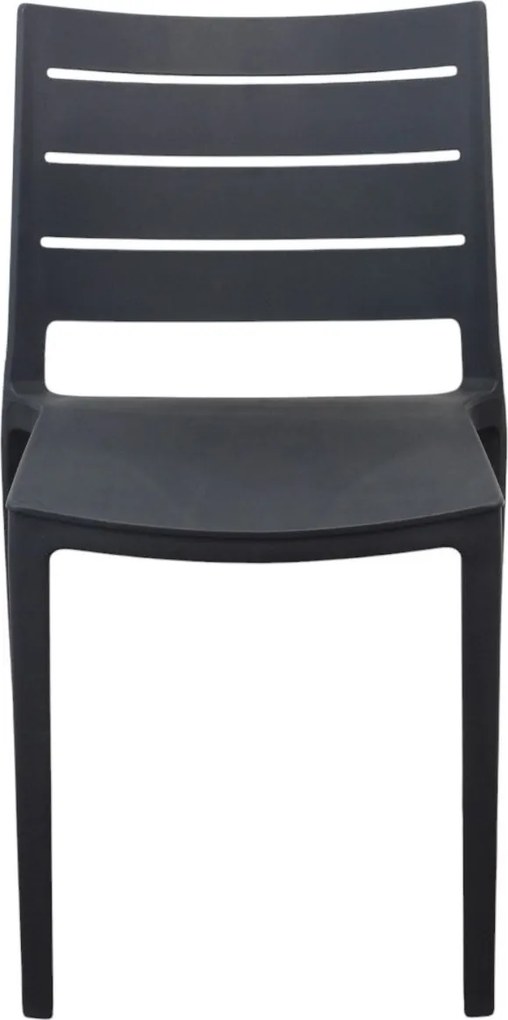 CABOT - set 2 sedie in polipropilene impilabile