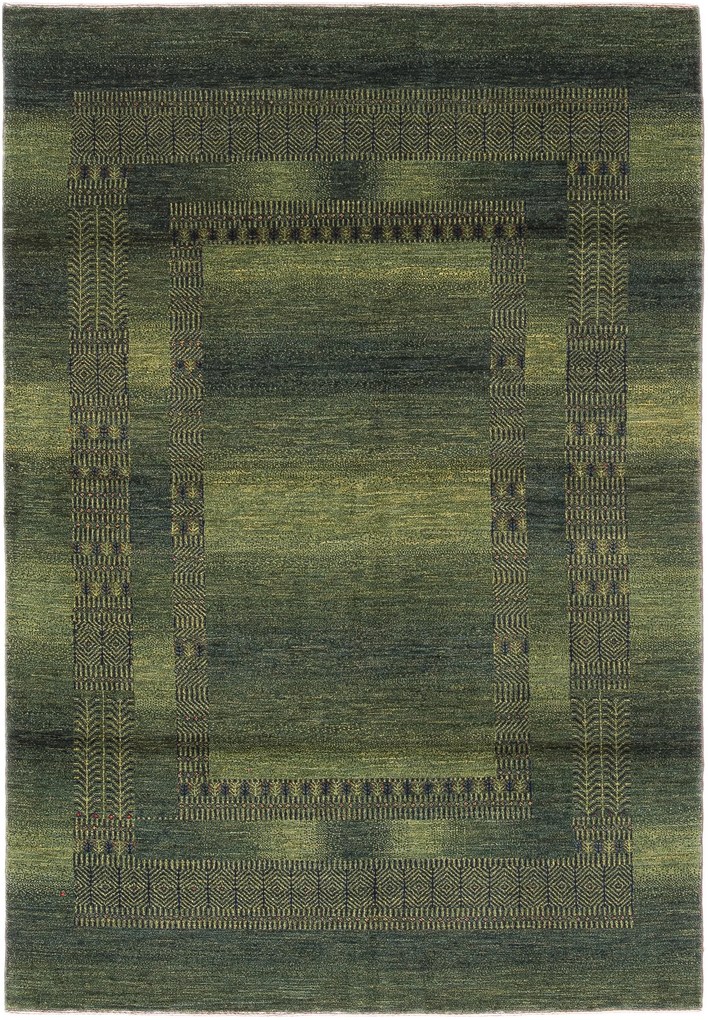 Loribaft Tappeto 240x170 Verde (Iran) Annodato A Mano