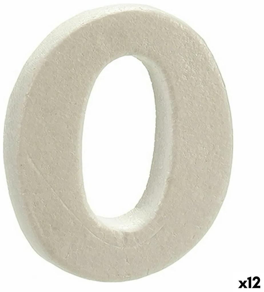 Numeri Bianco polistirene 2 x 15 x 10 cm (12 Unità)