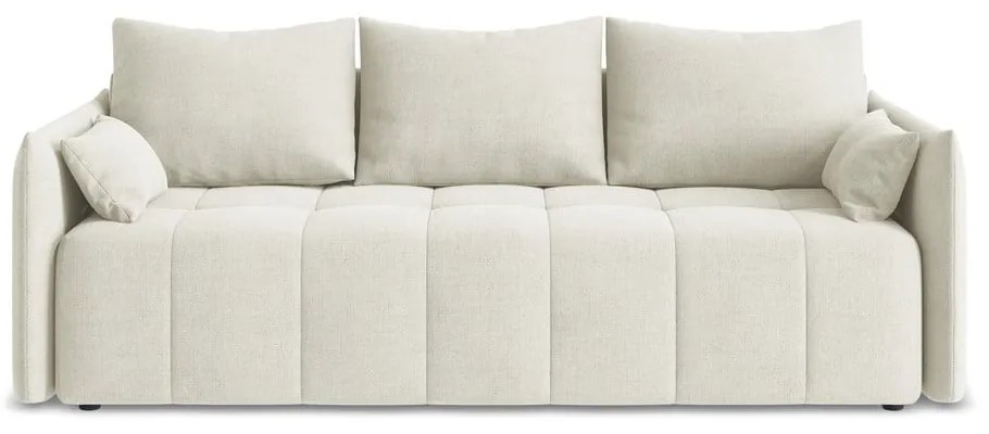 Divano beige allungabile/con contenitore 225 cm Moku – Makamii