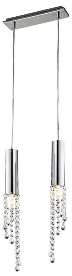 Lampadario LED a sospensione con filo DUERO 2xLED/3W/230V