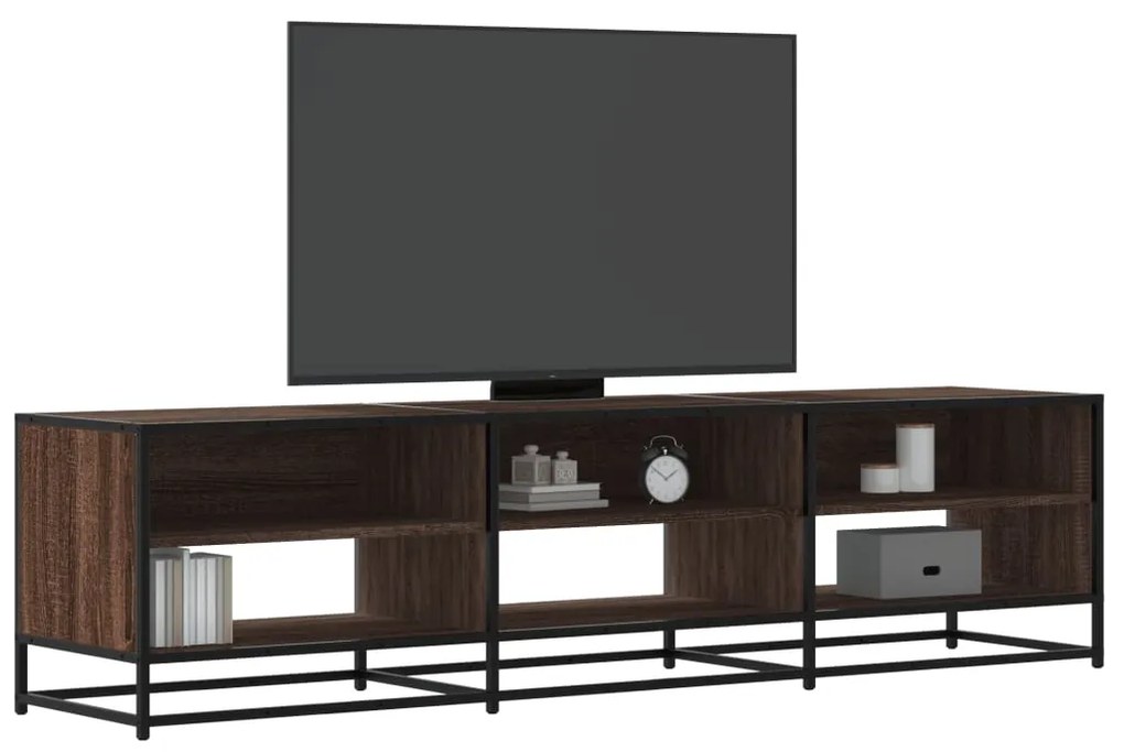 Mobile Porta Tv Rovere Marrone 180x40x46 Cm Legno Multistrato /