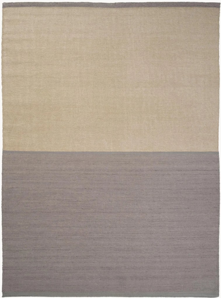 Tappeto in lana a pelo corto tessuto a mano Future Seeds