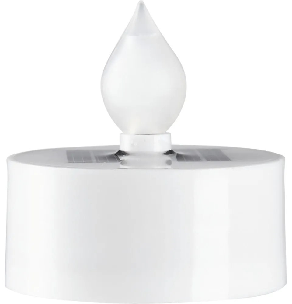 Candele a LED in set con alimentazione a pannelli solari da esterno 3 pz (altezza totale 5,5 cm) Saul – Star Trading