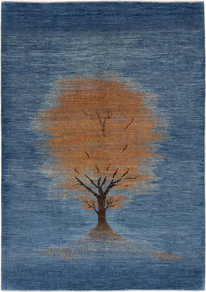 Loribaft Tappeto persiano 240 x 170 Blu (Iran) Annodato A Mano