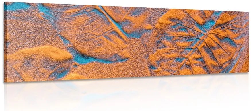 Quadro su tela – Texture interessante delle foglie