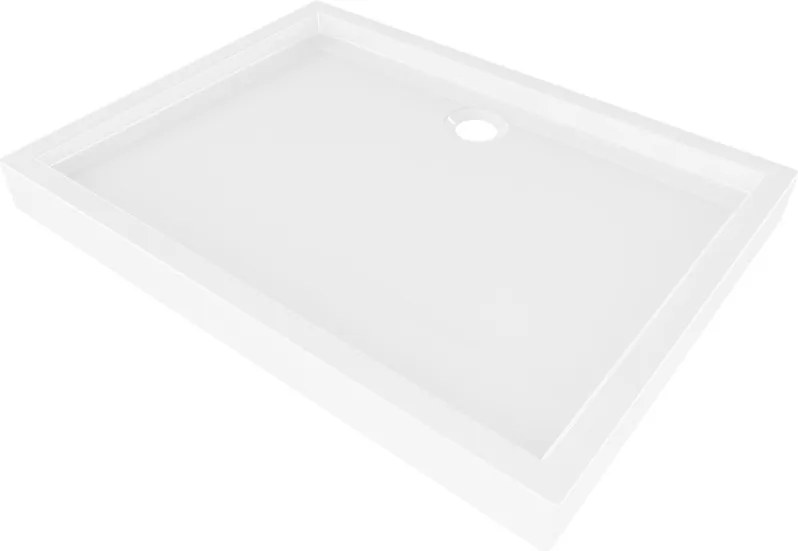 Mexen Flow+ piatto doccia rettangolare 90 x 80 cm, bianco lucido - 46R108090H