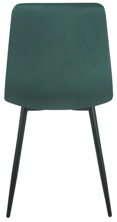 Sedia Kisa Balck Velluto - Verde