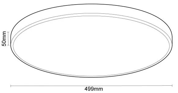 Plafoniera LED dimmerabile con controllo vocale OPAL LED/48W/230V + +TC