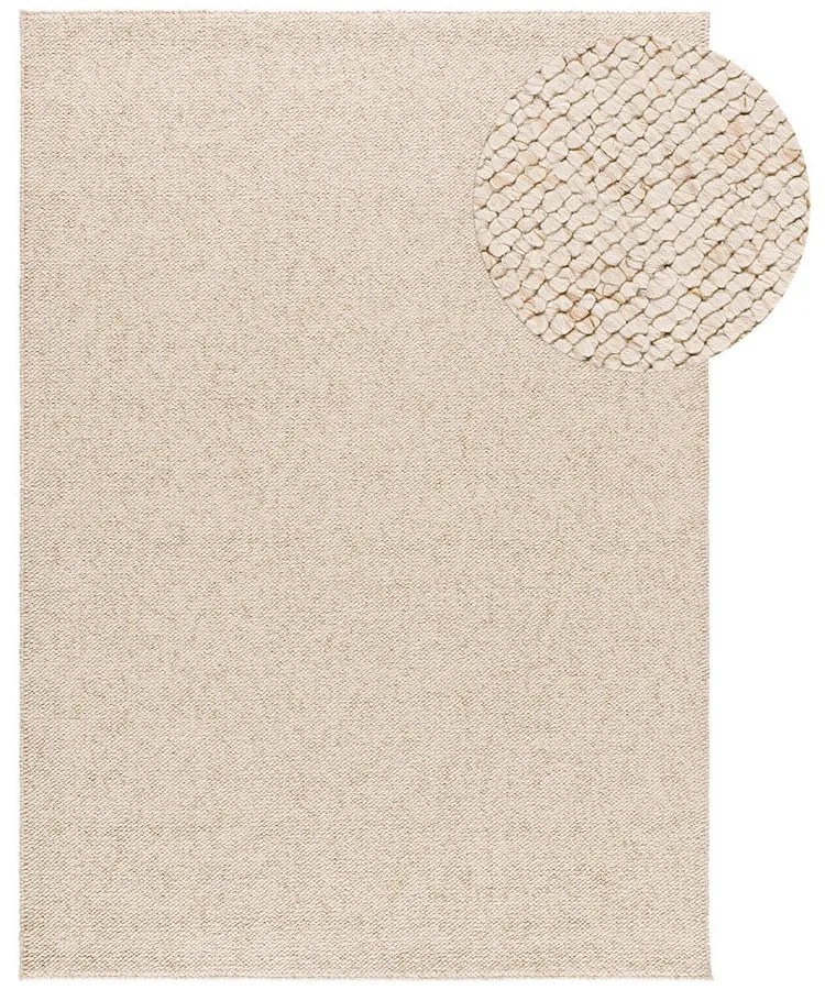 Tappeto bianco 80x150 cm Petra Liso - Universal