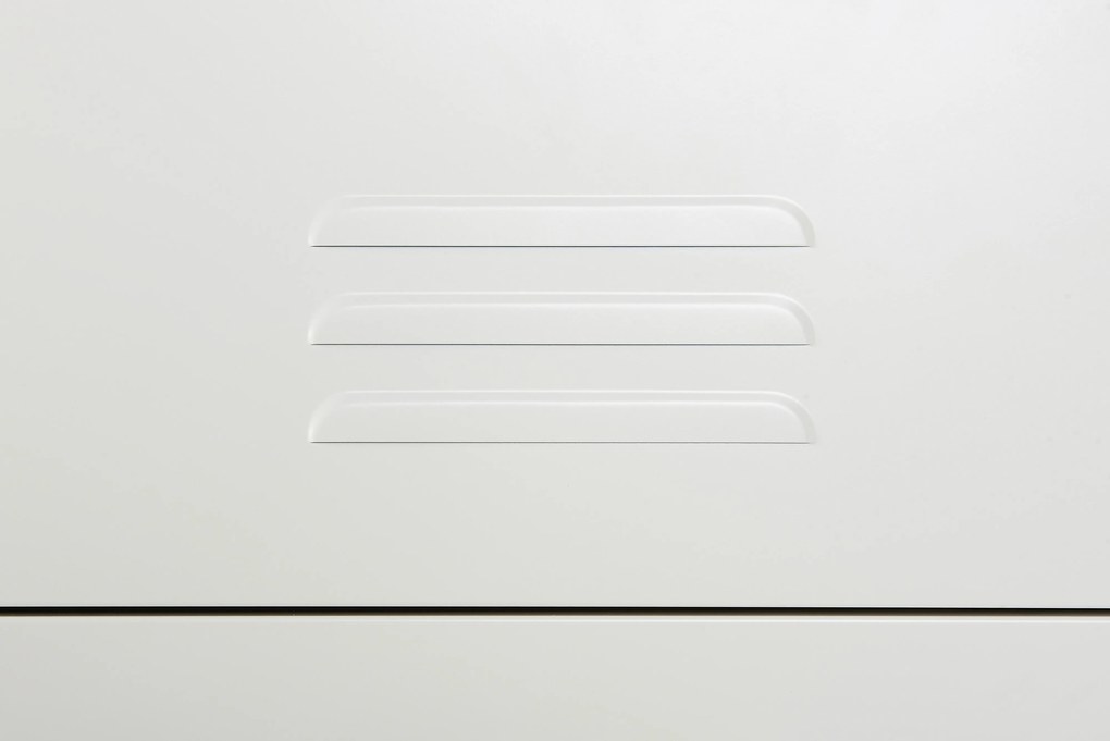 Armadio da ufficio metallo bianco 43 x 40 cm WOSTOK Beliani
