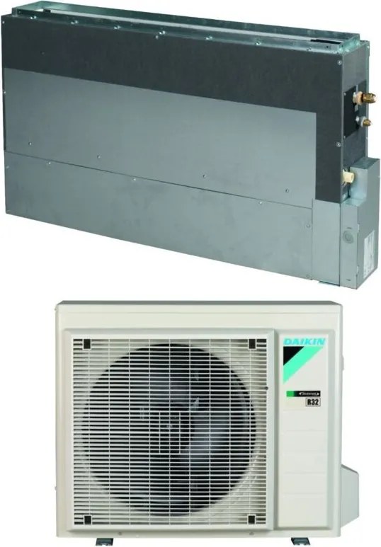 Daikin - Climatizzatore Condizionatore Bluevolution a Pavimento ad Incasso Mini Sky 9000 Btu FNA25A9 R-32 Wi-Fi Optional