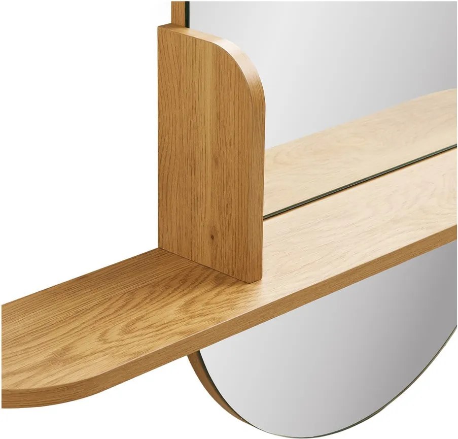 Specchio da parete con ripiano 92x94,5 cm Barco – House Nordic