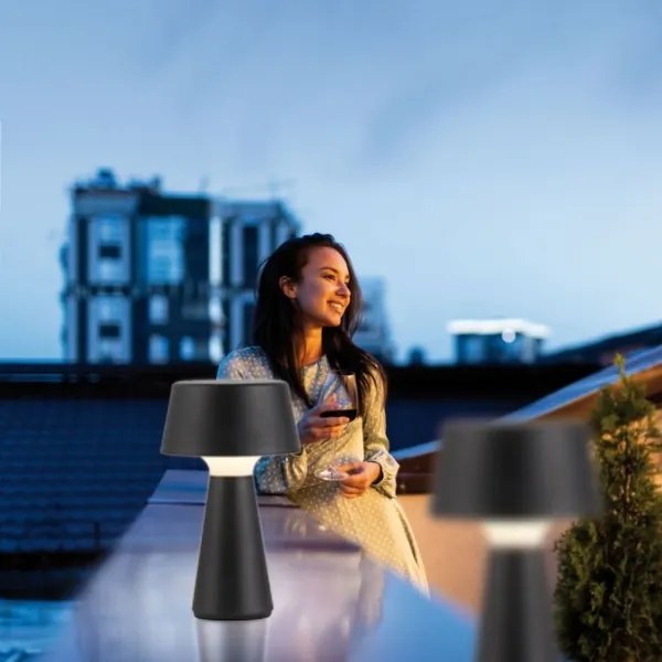 JUST LIGHT. 19260-18 - Lampada LED dimmerabile da esterno ABERA LED/3W/3,7V IP54