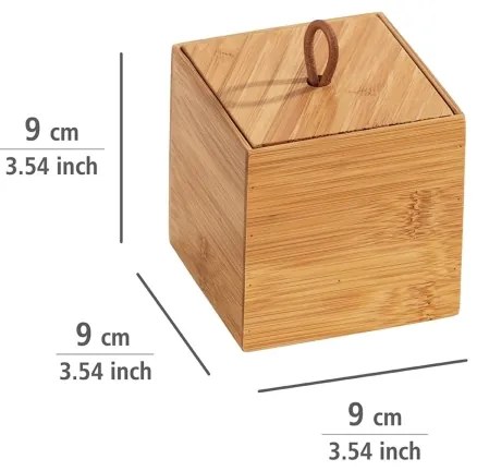 WENKO 23922100 - Scatola TERRA 9x9 cm marrone
