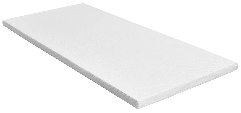 Costway Topper materasso singolo con gel rinfrescante per dormire, Cuscinetto morbido per materasso 90x200x5cm