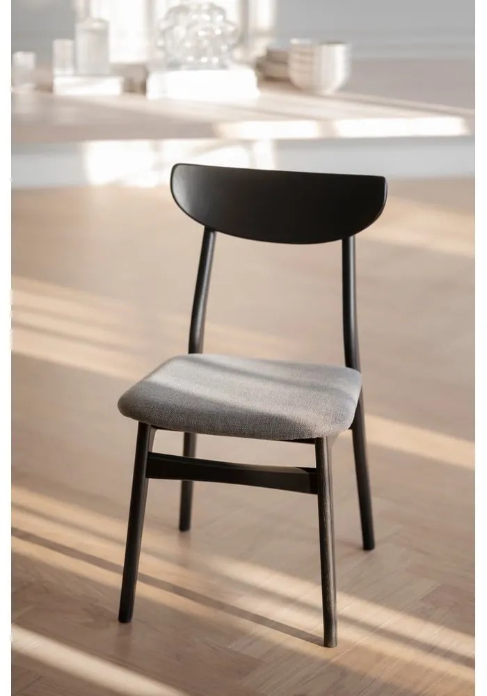 Sedie da pranzo nere in un set di 2 Rodham - Rowico