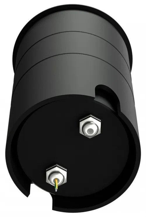 Faro Carrabile GU10 IP67 Orientabile, INOX 304, Doppio Pressacavo - Antracite Colore del corpo Antracite